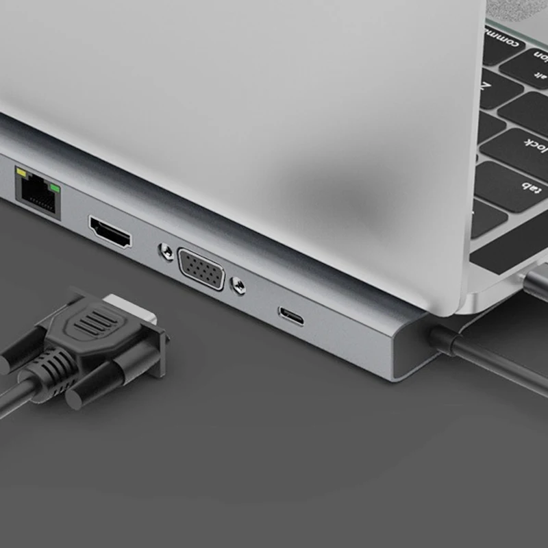 Концентратор USB Type C к 3 0 HDMI RJ45 usb хаб для Pro аксессуаров разветвитель мульти 11