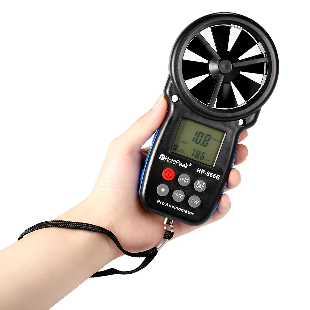 Цифровой анемометр мини-Измеритель температуры и скорости ветра датчик 0-30 м/с |