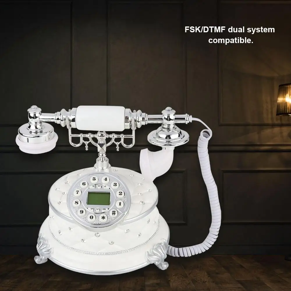 IDS 898 модный смоляный телефон FSK/DTMF старинный стационарный винтажный домашний для