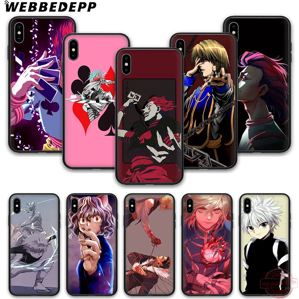 WEBBEDEPP Hunter x HXH Мягкий силиконовый чехол для телефона из ТПУ iPhone 5 6 7 8 Plus X XS XR Max 11proMax |