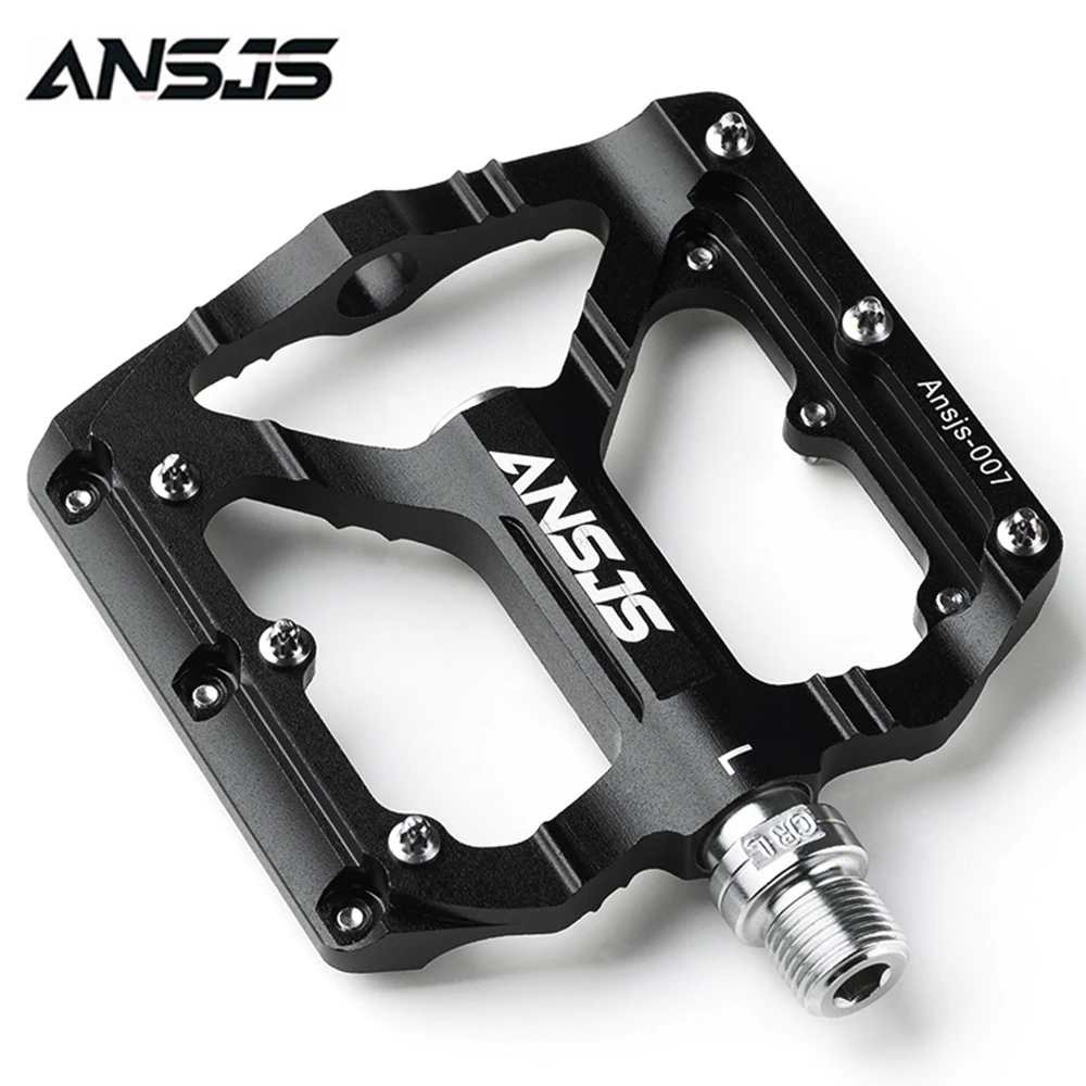 Нескользящие велосипедные педали Ansjs герметичные CNC алюминиевый корпус для