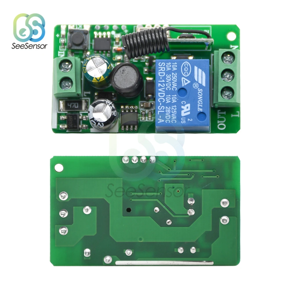 Беспроводной пульт дистанционного управления приемник переключателя модуль для