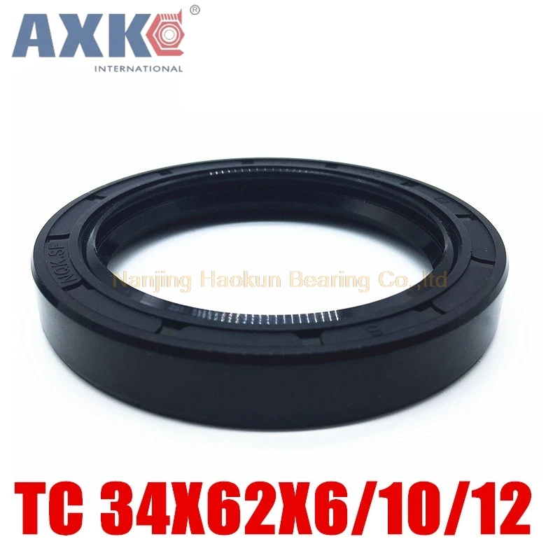10 шт. AXK TC 34X62X6 34X62X10 34X62X12 NBR 34*62*6 34*62*10 34*62 каркасные масляные уплотнения