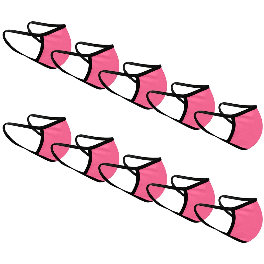 10 шт. многоразовые розовые маски для лица | Аксессуары одежды