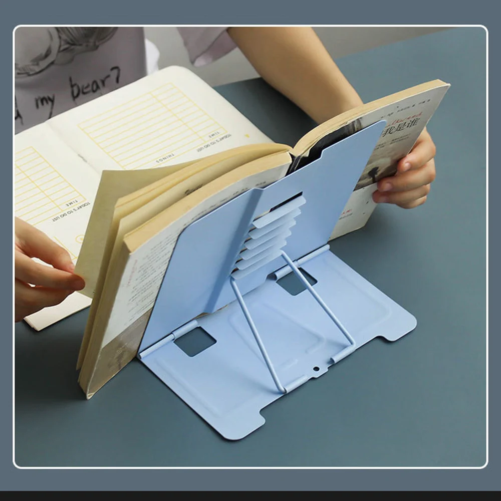 Металлический держатель для книг регулируемая подставка с шестью углами