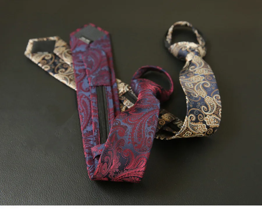 Новый 6 см с готовым узелком галстуки шеи галстук бабочка мужские узкие молнией