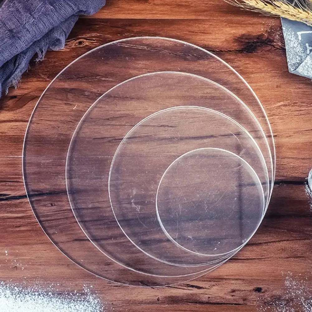 

Acrylic Cake Scraper Smooth And Adjustable Fondant Spatula Cake Edge Smooth Cream Decoration DIY Kitchen Cake Tool