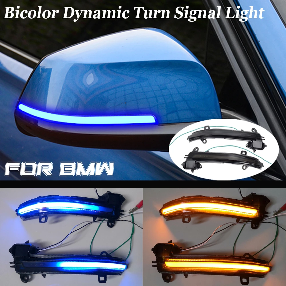 

LED Dynamic Turn Signal Light Flowing Water Blinker Flashing Light For BMW F20 F31 F21 F22 F23 F32 F33 F34 X1 E84 1 2 3 4 series