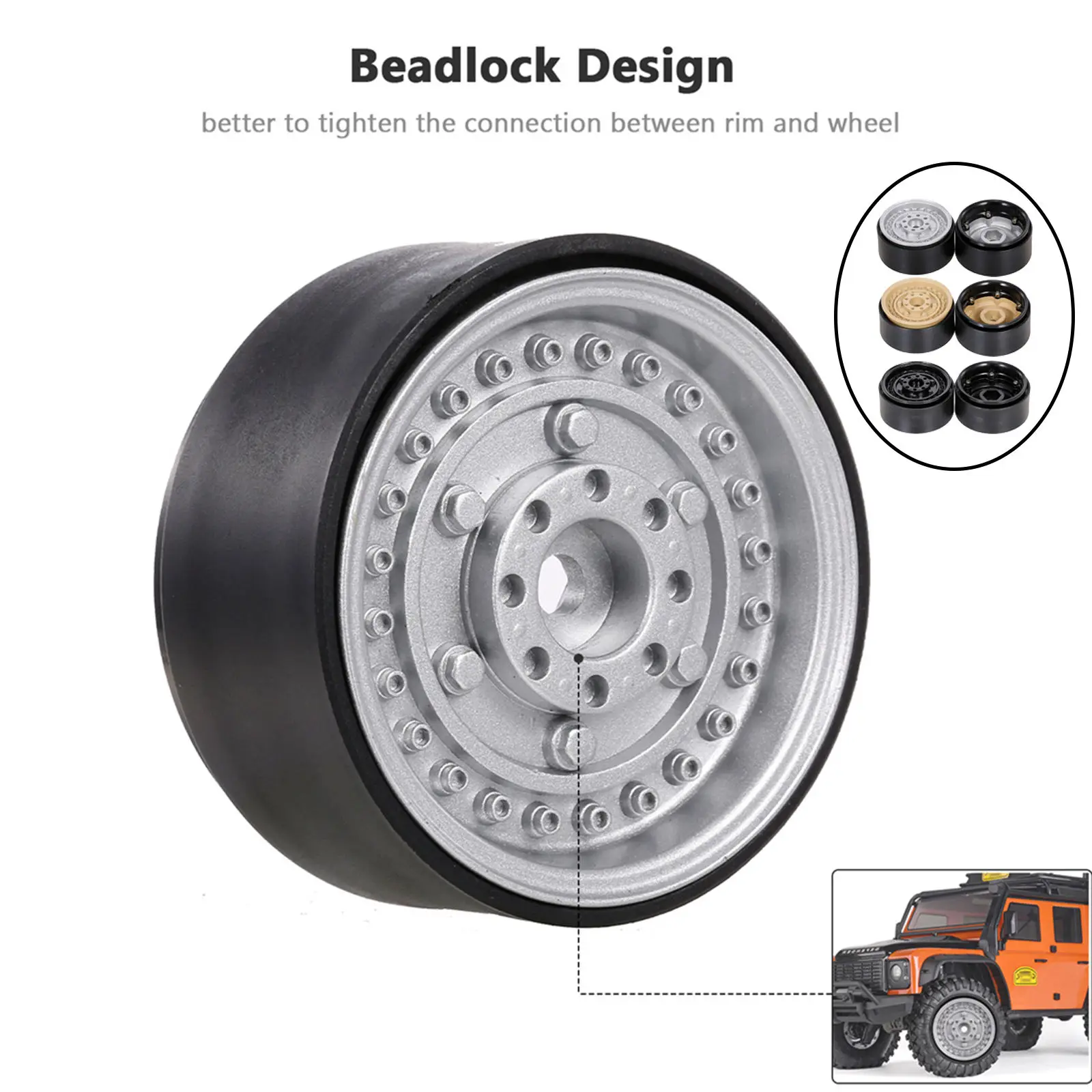 

Набор колесных ободов 1,9 дюйма, сменные детали для радиоуправляемого гусеничного автомобиля 1/10, обновленные совместимые прочные запчасти, 2...