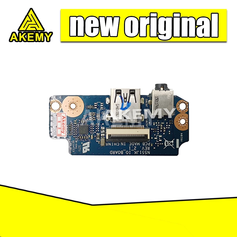 N551JK_IO _ плата аудио IO для For Asus N551J N551JK N551JM N551JQ N551JX G551J G551JK материнская