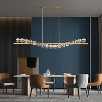 luxury copper chandelier for kitchen island rectangle crystal light hotel bar hanging lamp living room indoor lighting