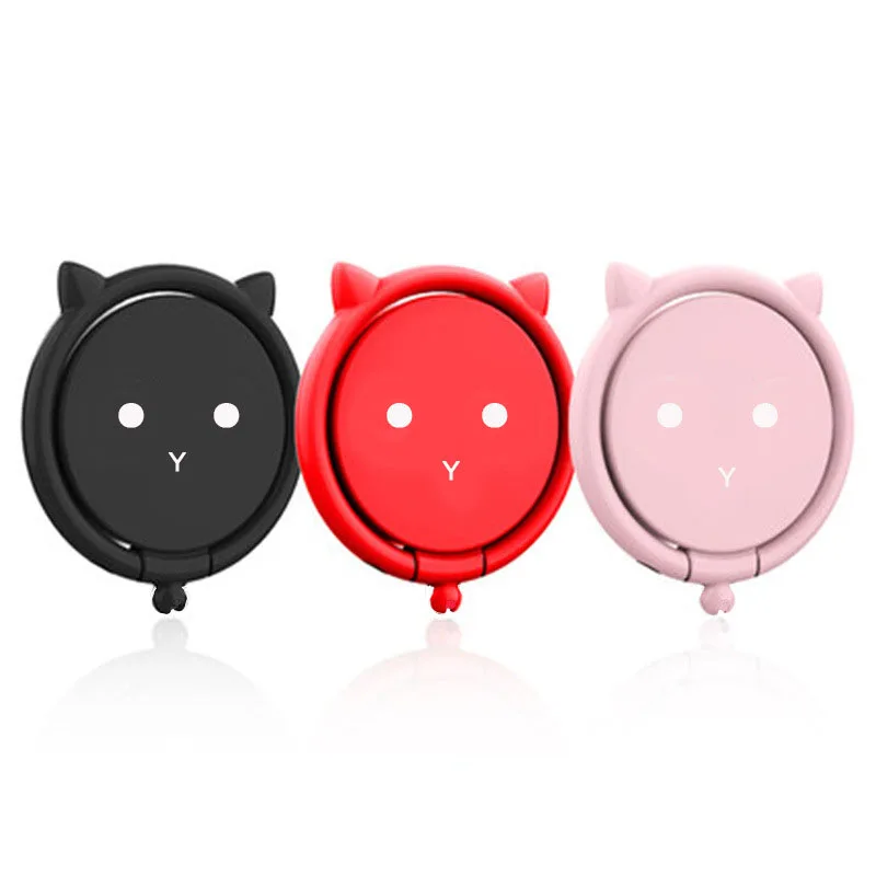 UVR металлическая Роскошная подставка для смартфона с изображением кошки кролика