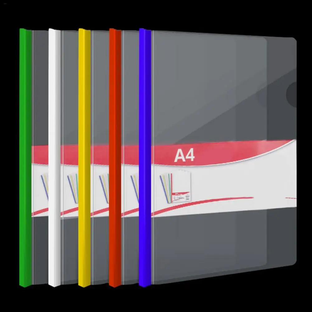 Прозрачная папка 10 шт. для презентаций документов Обложка отчета с скользящей