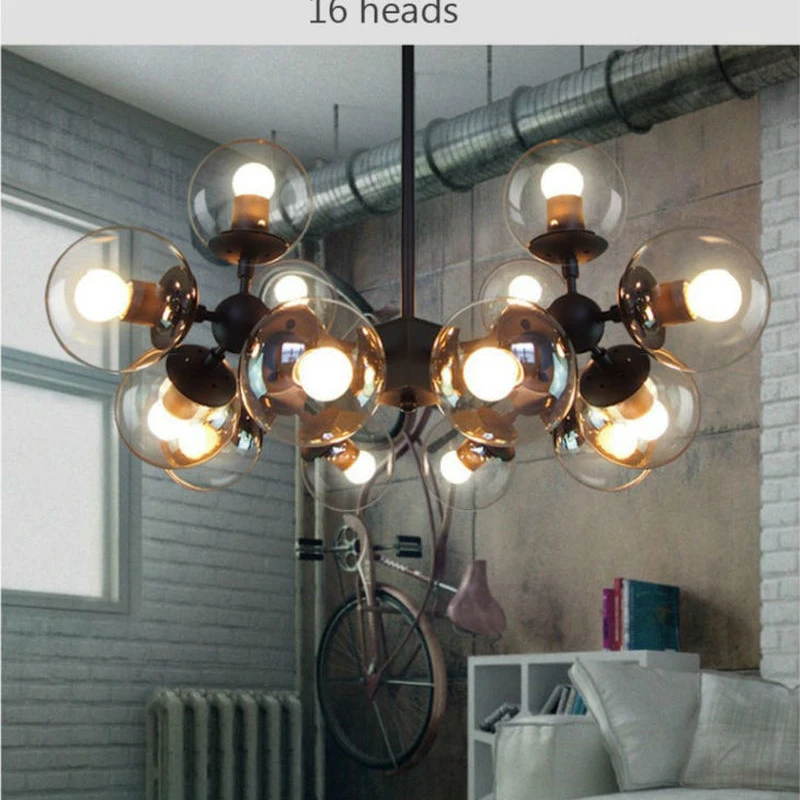 Винтажная круглая Подвесная лампа в стиле индастриал потолочный светильник лофт