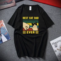 best cat dad funny mens t shirt regular fit cotton tee unisex new summer fashion streetwear t shirts women