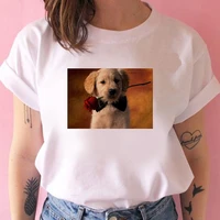 new cute t shirt women cut cat print tshirt funny dog design lovely girl t shirt summer ladies casual cotton tee shirt