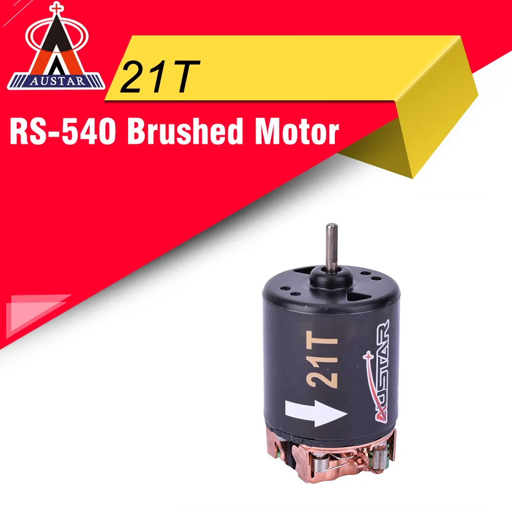 AUSTAR RS 540 21T 3 17 мм модифицированный матовый двигатель для 1/10 RC автомобиля осевой SCX10