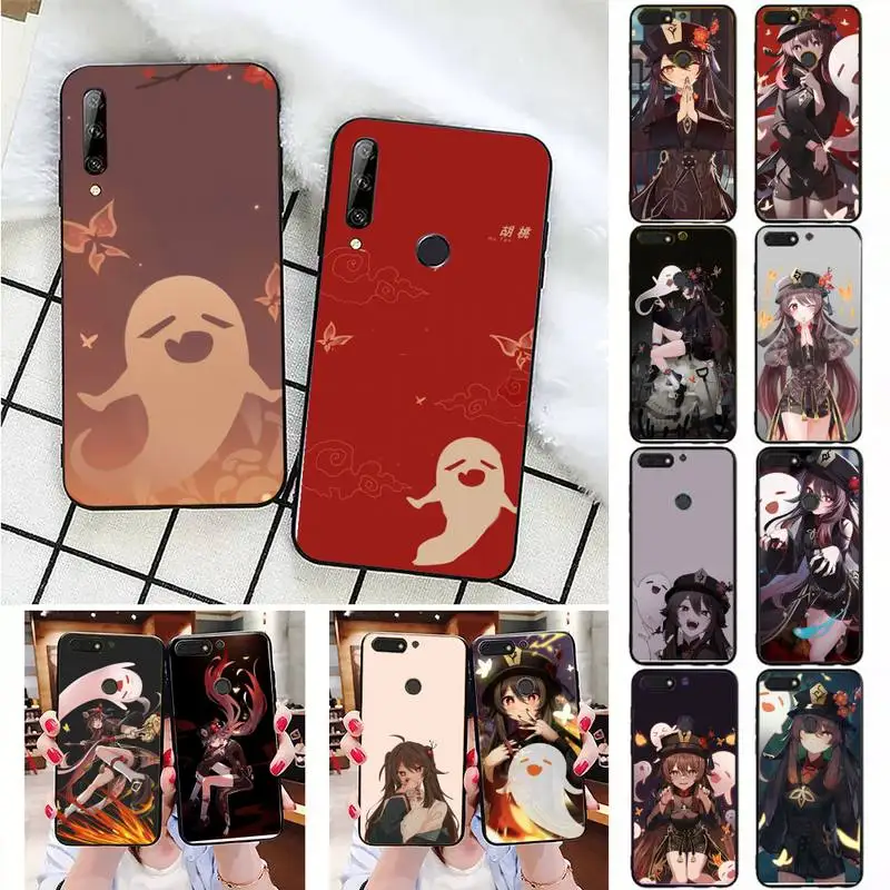 

Genshin Impact hutao Phone Case For Huawei Honor 7A 7C 8 8x 9 10 20lite Fundas Coque for Honor 10i 20i Capa