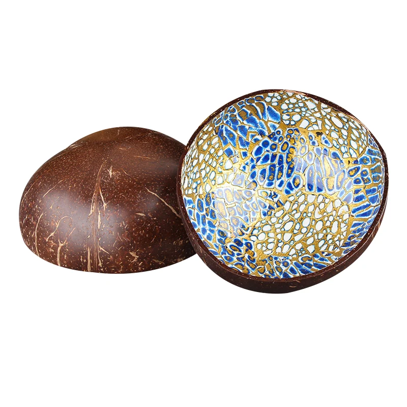 Bowl Candy Storage Decoration Natural Dish Coconut Shell Non-toxic Fruit Eco-friendly | Дом и сад