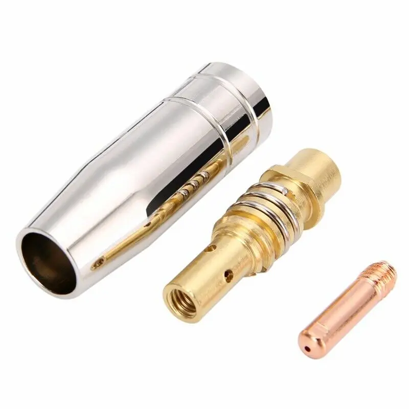 

Equipment Nozzle Contact Tip 11Pcs Copper Welding Soldering For Binzel
