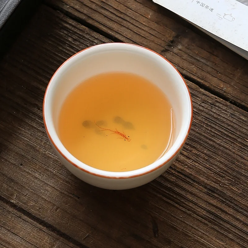 Juego de t&eacute; de kung-fu pintado a mano, vaso Maestro de taza &uacute;nica, taza de t&eacute; port&aacute;til con brillo-3