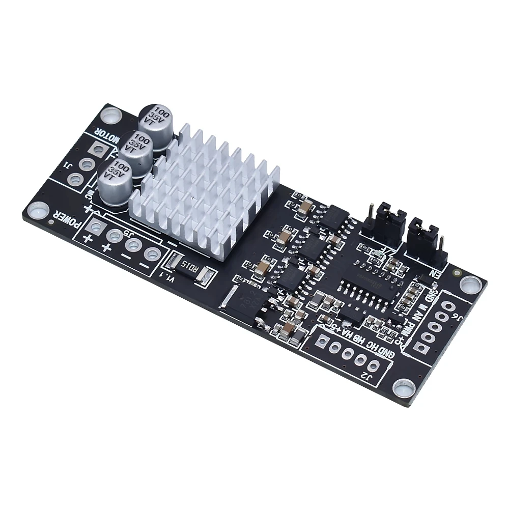 200W ПШМ трехфазный контроллер DC безщеточного двигателя с Холловским эффектом, плата драйвера, может управляться в обоих направлениях.
