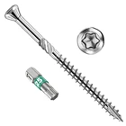 180 шт. 5x60 мм Torx слот рифленый Тип 17 нержавеющая сталь палубные винты T25 привод