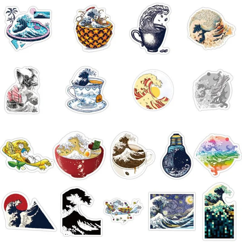 10/30/50 шт. водонепроницаемые наклейки для ноутбука скейтборда гитары | Игрушки и