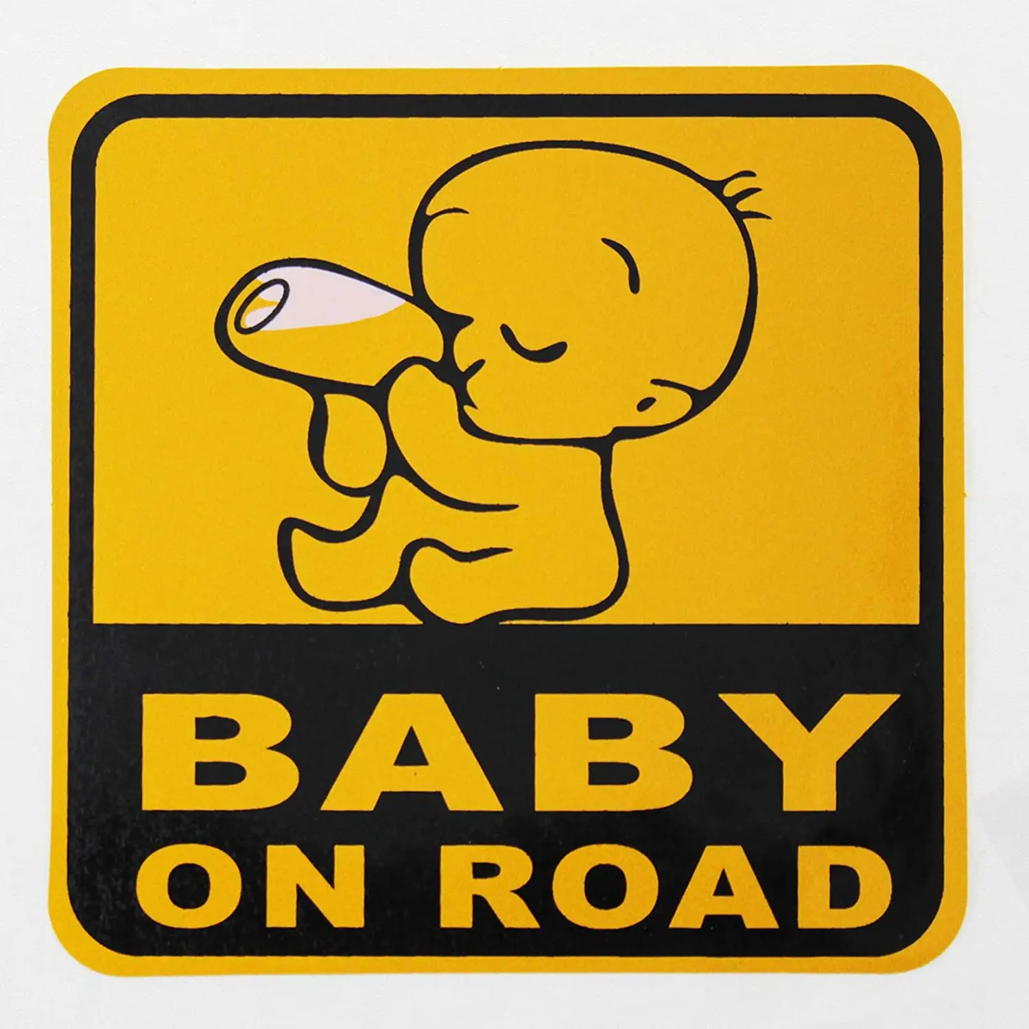 

2 PCS Baby On Board Sticker Car - Reflective Safety Sign Waterproof Sticker for Car, Truck, Vehicle, Window or Bumper