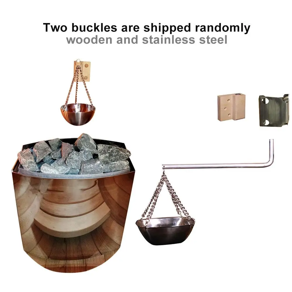 

Sauna Accessories Stainless Steel Sauna Aroma Bowl Cup Sauna Aromatherapy Oil Cup Essential Oil Holder Bowl For Sauna And Spa