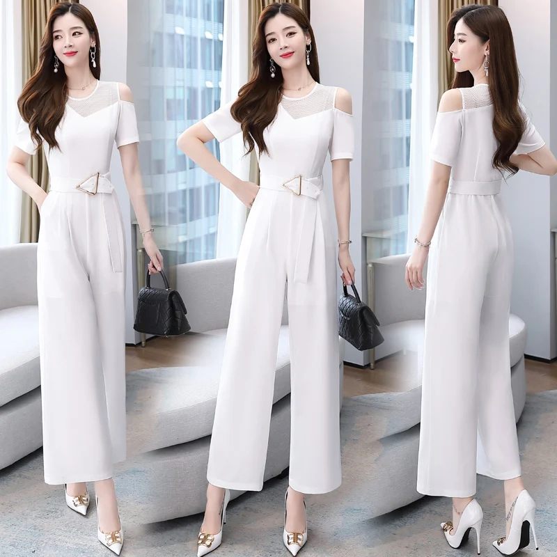 Женские летние длинные Комбинезоны новые пикантные комбинезоны в Корейском