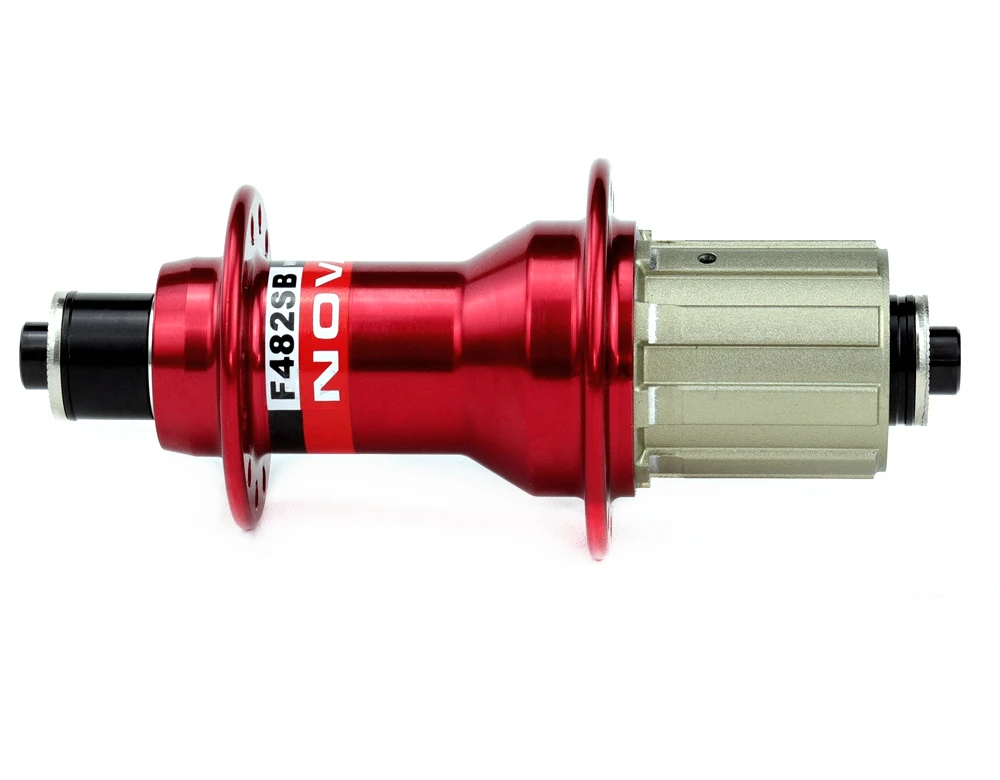 

Novatec F482SB дорожные велосипедные ступицы сзади 225 г Черный/Красный 9/10/11S 24 Отверстия включают быстрый выпуск