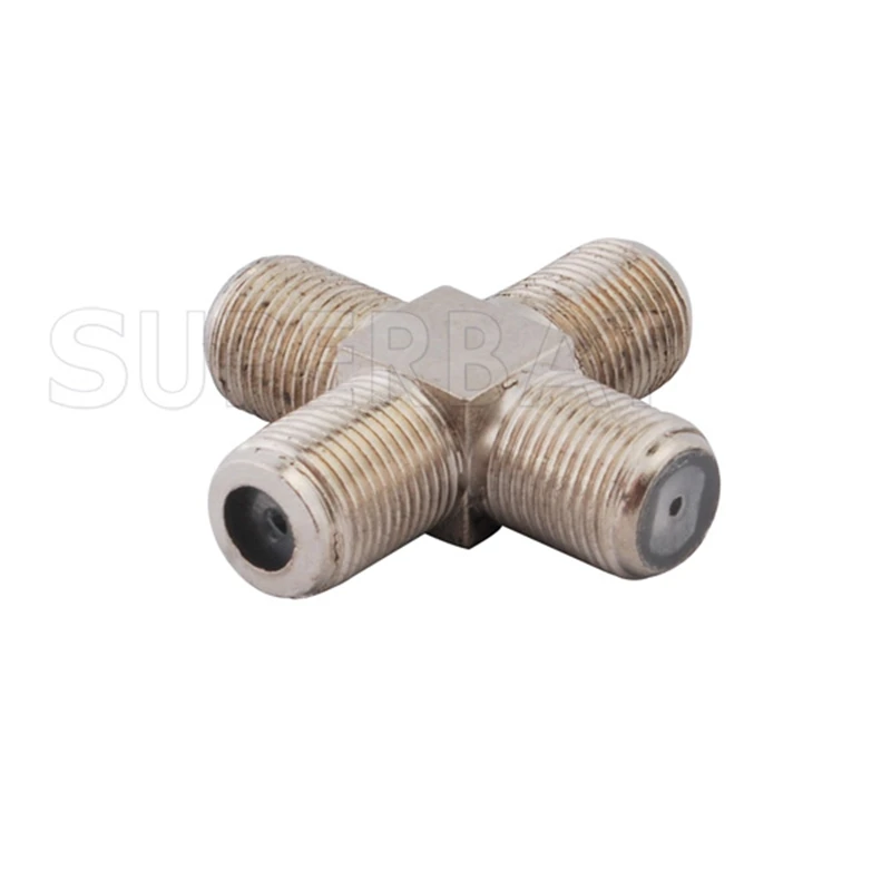 

Superbat 5 pcs F Adapter F Female Jack to Jack to Jack to Jack + Type