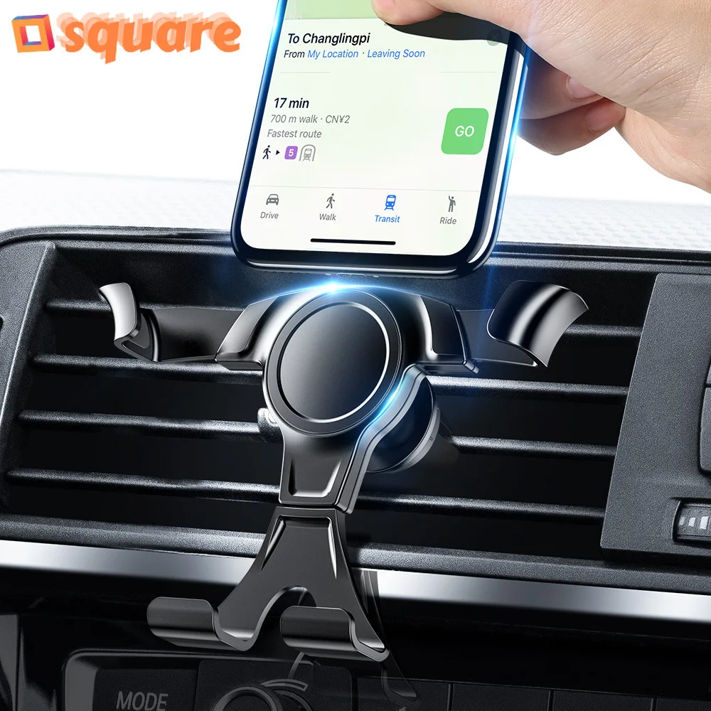 

NEW Universal Gravity Car Phone Holder For Mobile Phone In Car Air Vent Mount Stand For iPhone 7 Samsung Support Car Holder