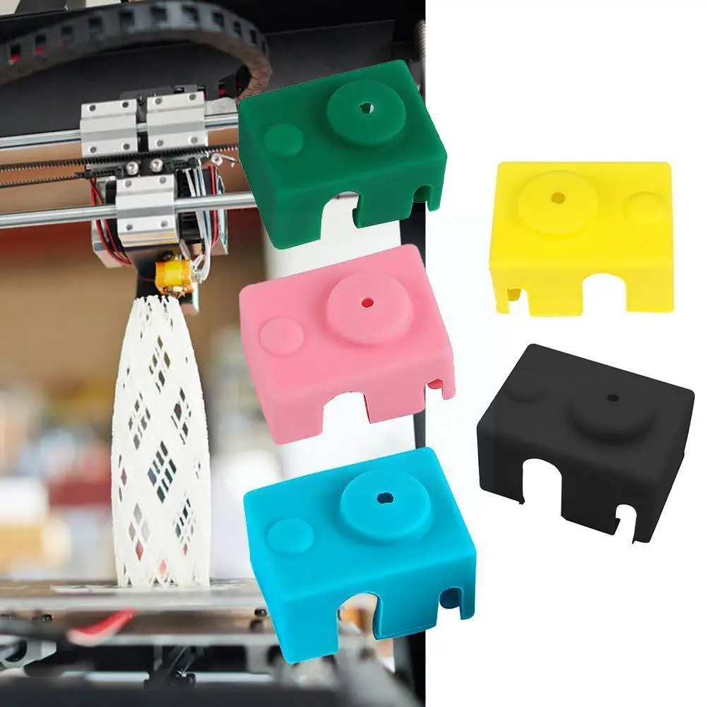 

5pcs New Protective Silicone Sock Cover For Cover Warm Heated Reprap 3d Block Parts Printer Keeping V6 O7c7