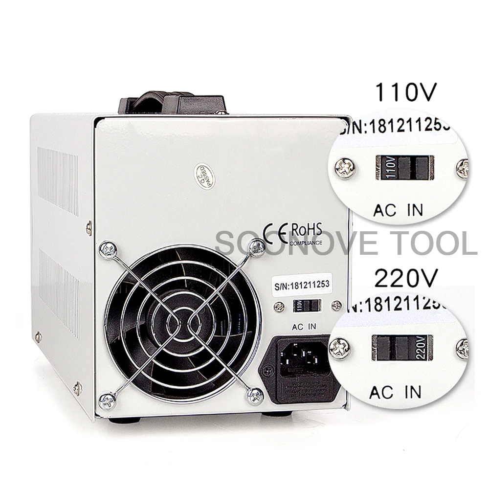 PS-6405DF 60V 5A High-Precision DC Regulated Power Supply Adjustable 4 LED Digital Switch Laboratory Test Linear | Обустройство дома