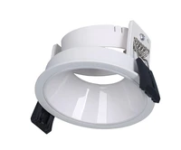 lamp fixture led holder gimbal kits ceiling lamp housing body spotlight fitting case r for gu10 mr16