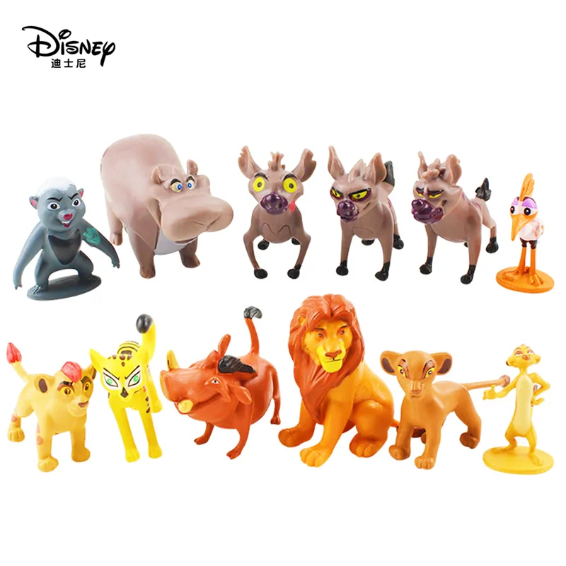 

12 Pcs/Set Movie The Lion Guard The Lion Nala Timon Pumbaa Sarabi Sarafina Scar Mufasa Anime Action Figures Dolls Model Toy Gift