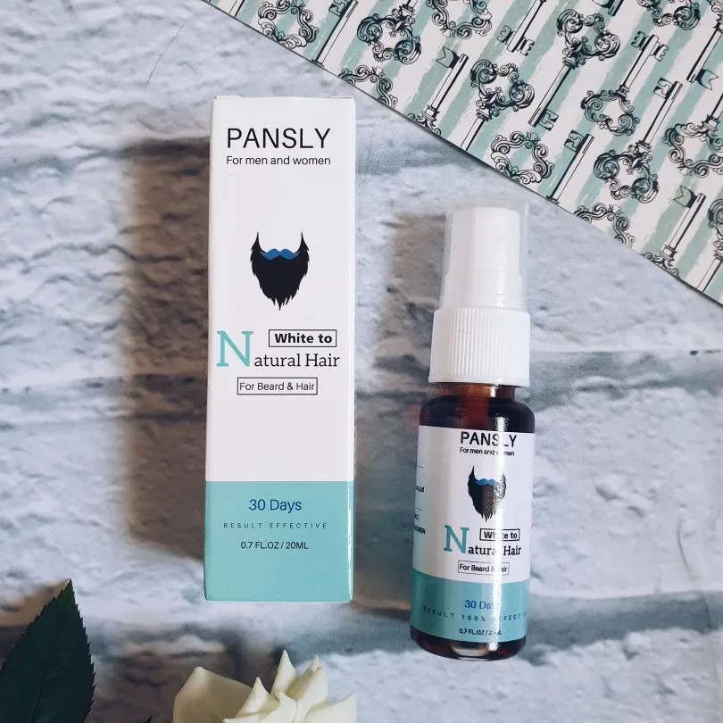 Спрей для восстановления седых волос PANSLY лечение травами тоник роста эссенция