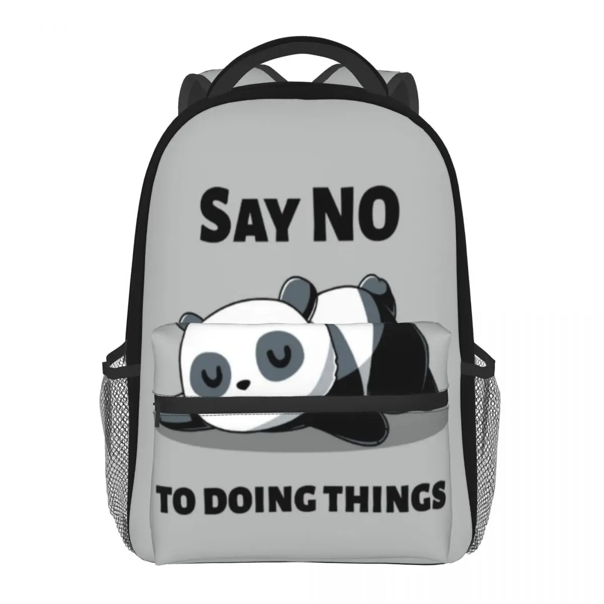 

Panda Anime Cartoon Backpack with USB Charging Port and Anti-theft Lock & Pencil Case, Unisex Fashion College School Bookbag