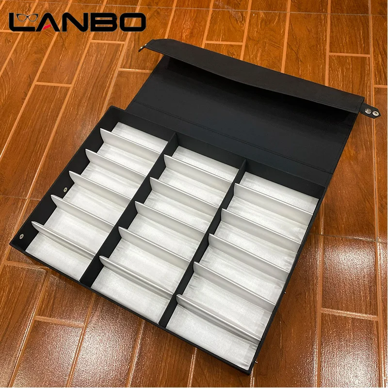 Koop 18 Slot Zon Glassess Display Stand Opbergdoos Thuis Organisator Geval Lade Collector Zonnebril Vitrine