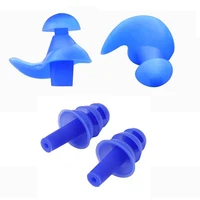 50pairs for child adult soft silicone earplugs for sound insulation swimming diving waterproof anti noise