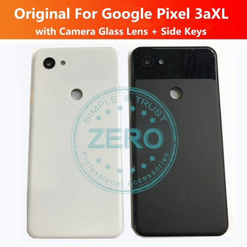 Оригинал для Google Pixel 3a XL задняя крышка батарейного отсека + стеклянный объектив