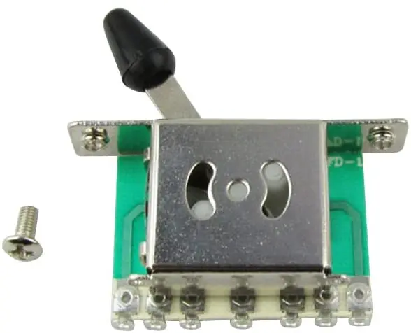Musiclily 5 Way Pickup Selector Toggle Switch for Fender Strat Stratocaster Tele Body Guitar Black tip | Спорт и развлечения