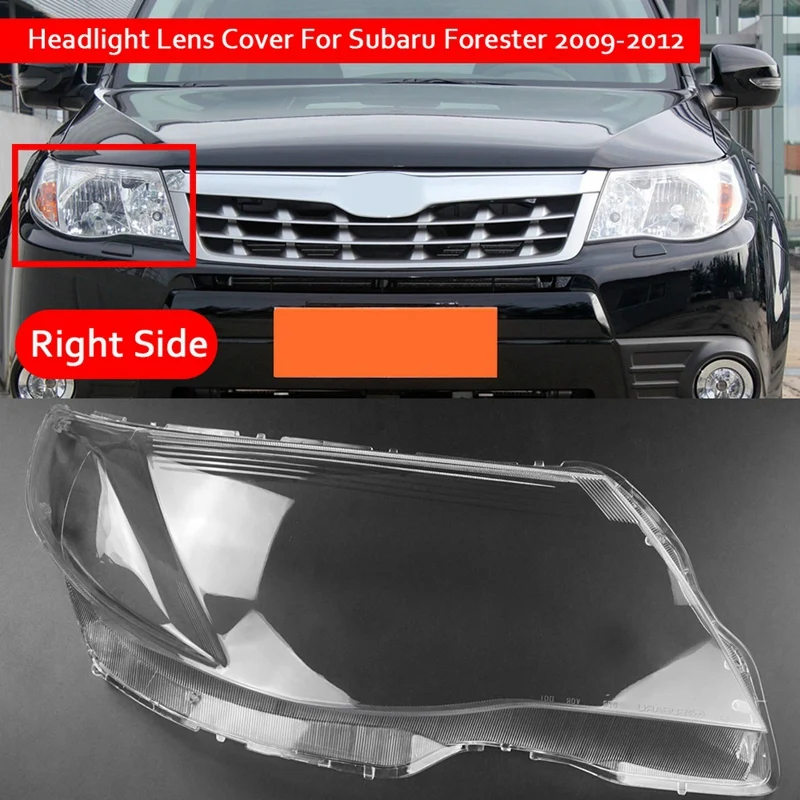 

for Subaru Forester 2009-2012 Car Headlight Clear Lens Cover head light lamp
