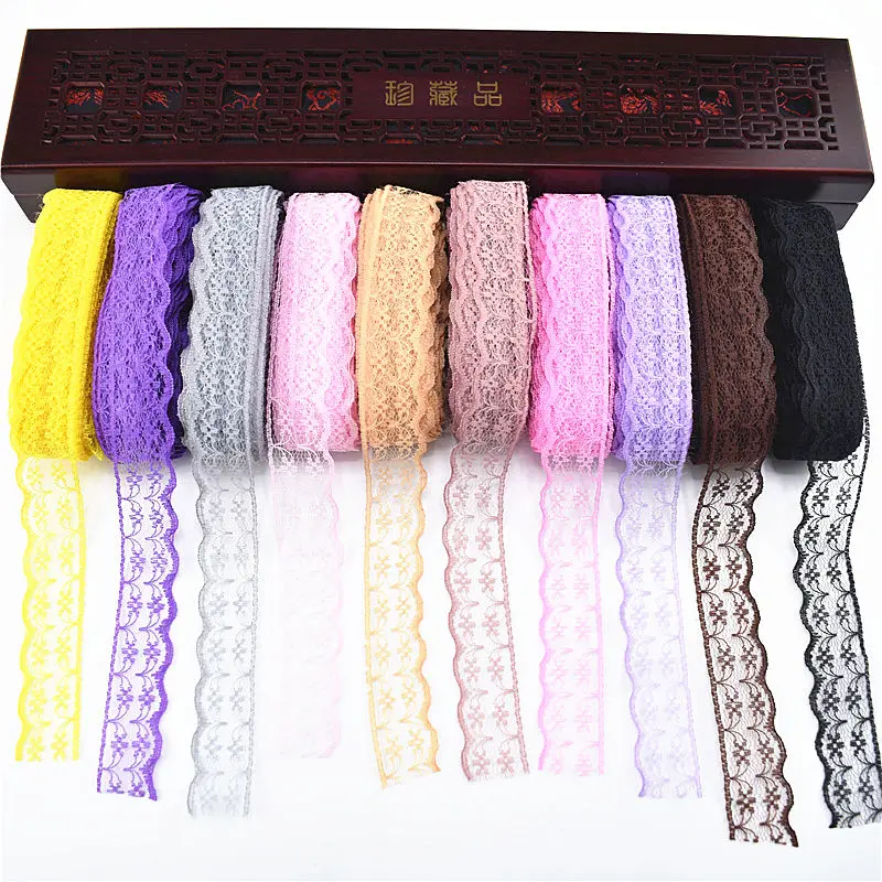 10 двор с кружевными лентами для needlework22MM DIY Швейные вышивка африканская кружевная