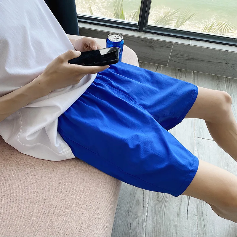 Новинка лета 2021 шорты в гонконгском стиле нейтральные пятиконечные мужские