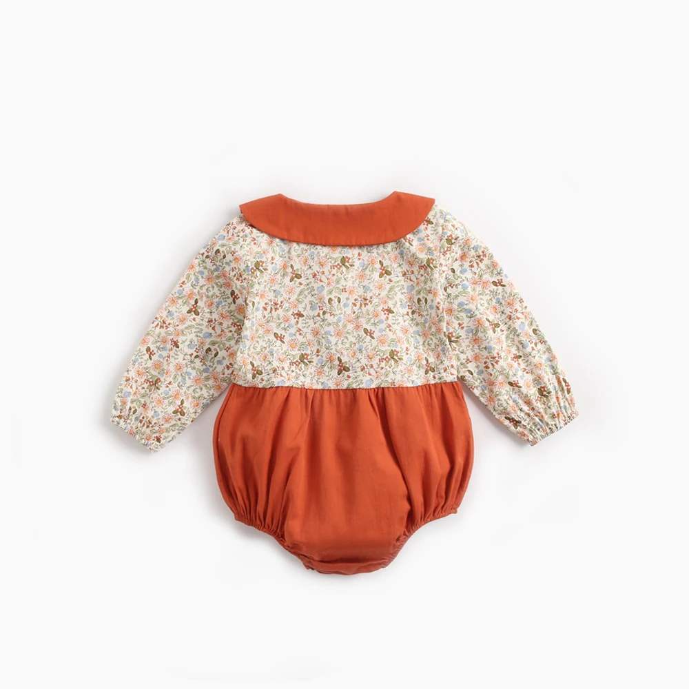 

KEAIYOUHUO 2020 Christmas New Baby Long-Sleeved Bodysuit Autumn And Winter Children Clothes Floral Baby Romper Baby Girl Romper