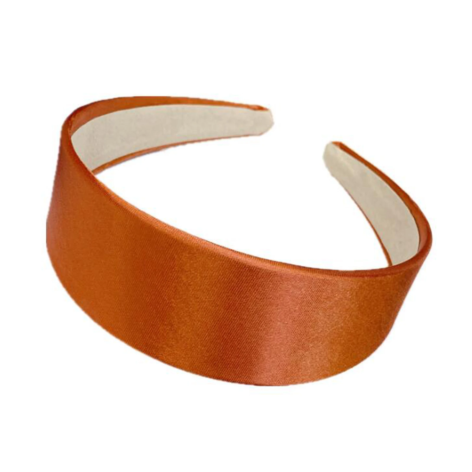 Широкая повязка для волос ярких цветов модный простой Блестящий Мягкий тюрбан