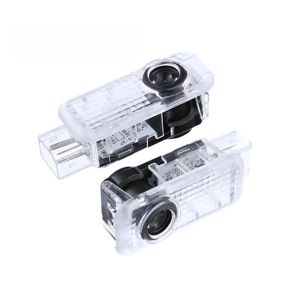 

2 pcs LED Car Door Light Decoration Accessories For AUDI A5 A6L C5 A4L RS S TT Q2 A1 A7 A8 Q7 Q5 Q3 A3 R8 Logo Projection lamp
